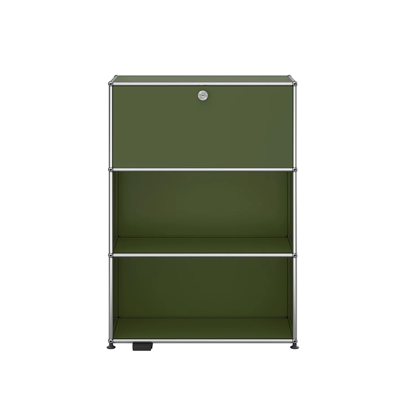 Meuble de rangement USM HALLER E M58 Vert olive USM HALLER