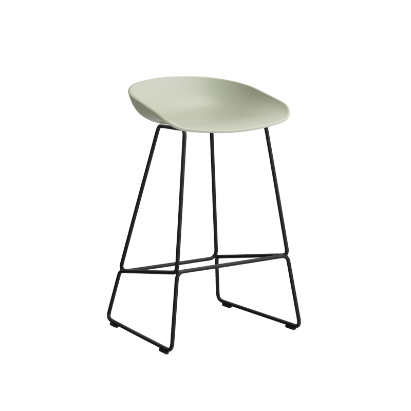 Tabouret haut ABOUT A STOOL AAS 38 H65 Pastel green HAY