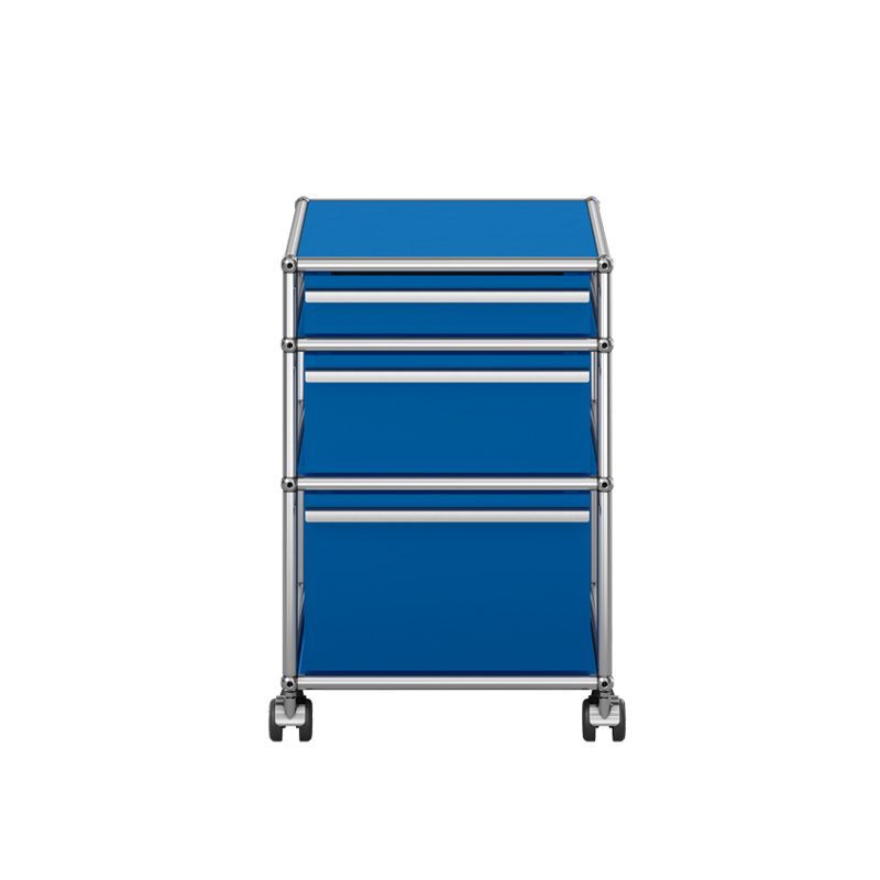 Meuble de rangement USM HALLER M63 Bleu gentiane USM HALLER