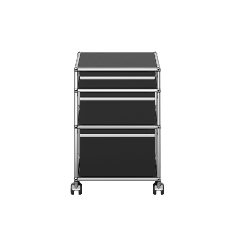 Meuble de rangement USM HALLER M63 Noir graphite USM HALLER