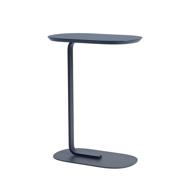 Table d'appoint guéridon RELATE H 73 Gris bleu MUUTO