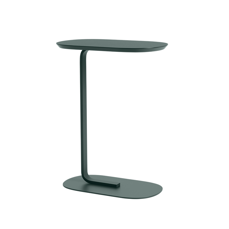 Table d'appoint guéridon RELATE H 73 Vert foncé MUUTO