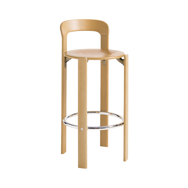 Tabouret haut REY H 75 Hêtre doré HAY