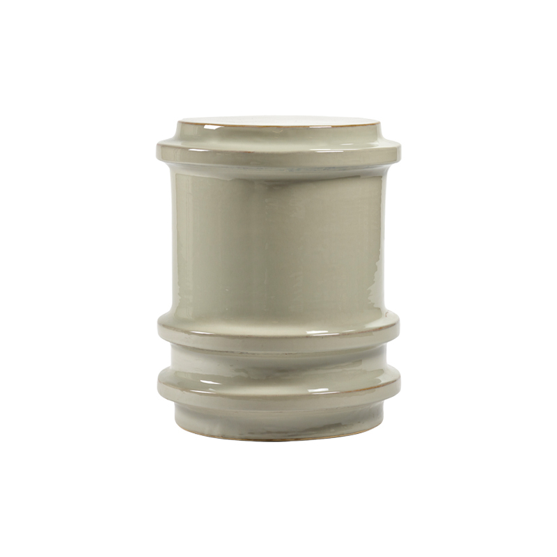 Table d'appoint guéridon PAWN GEOMETRIQUE Gris SERAX