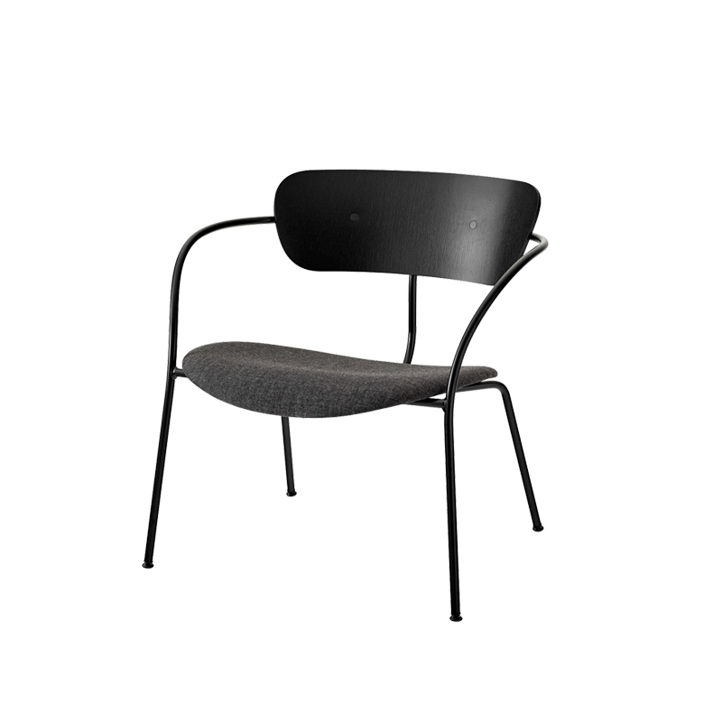 Fauteuil PAVILION AV6 Canvas 174, détails Noir AND TRADITION