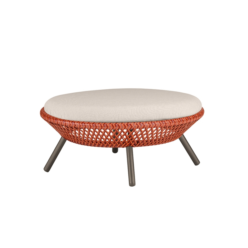 Pouf extérieur AHNDA repose-pieds/ table basse Elemental DEDON