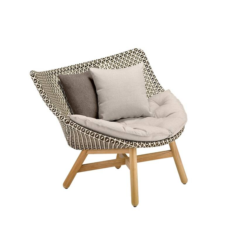Fauteuil extérieur MBRACE fauteuil bas Pepper DEDON