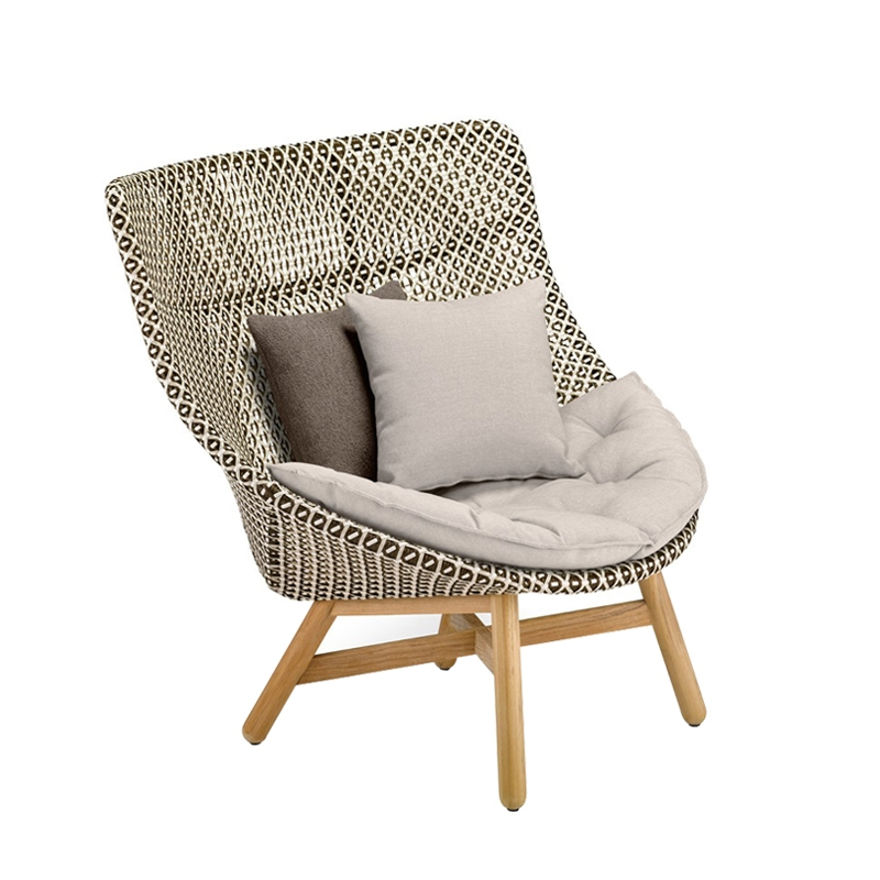 Fauteuil extérieur MBRACE Bergère Pepper DEDON