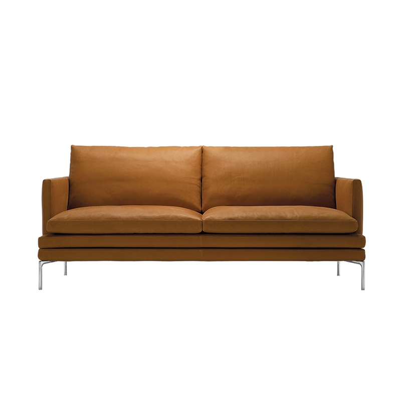 Canapé WILLIAM 2 places L 180 Marron 0414 ZANOTTA