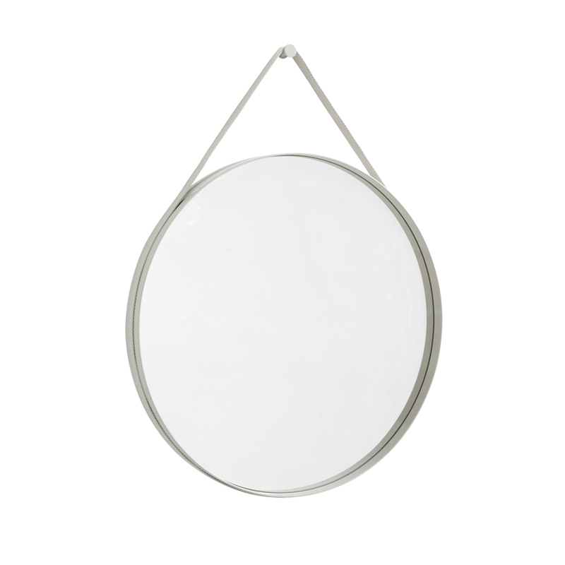 Miroir Miroir STRAP NO 2 Ø 70 Gris clair HAY