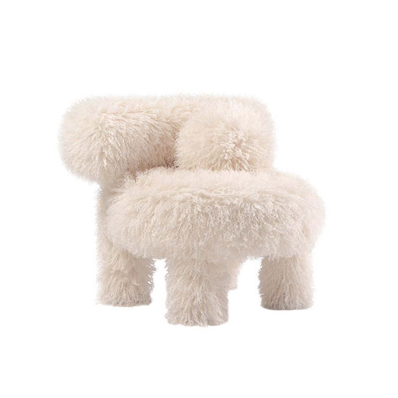 Siège enfant Fauteuil enfant BABY GROPIUS CS1 FLUFFY Azur cotonneux Ivoire NOOM HOME