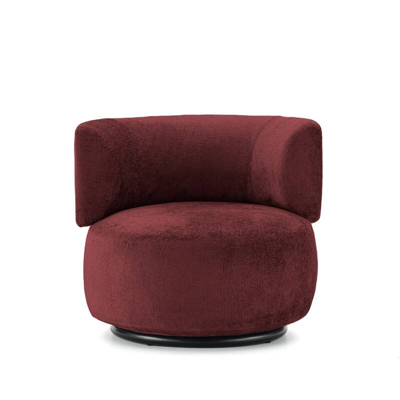 Fauteuil K-WAIT Chenille Chenille bordeaux KARTELL