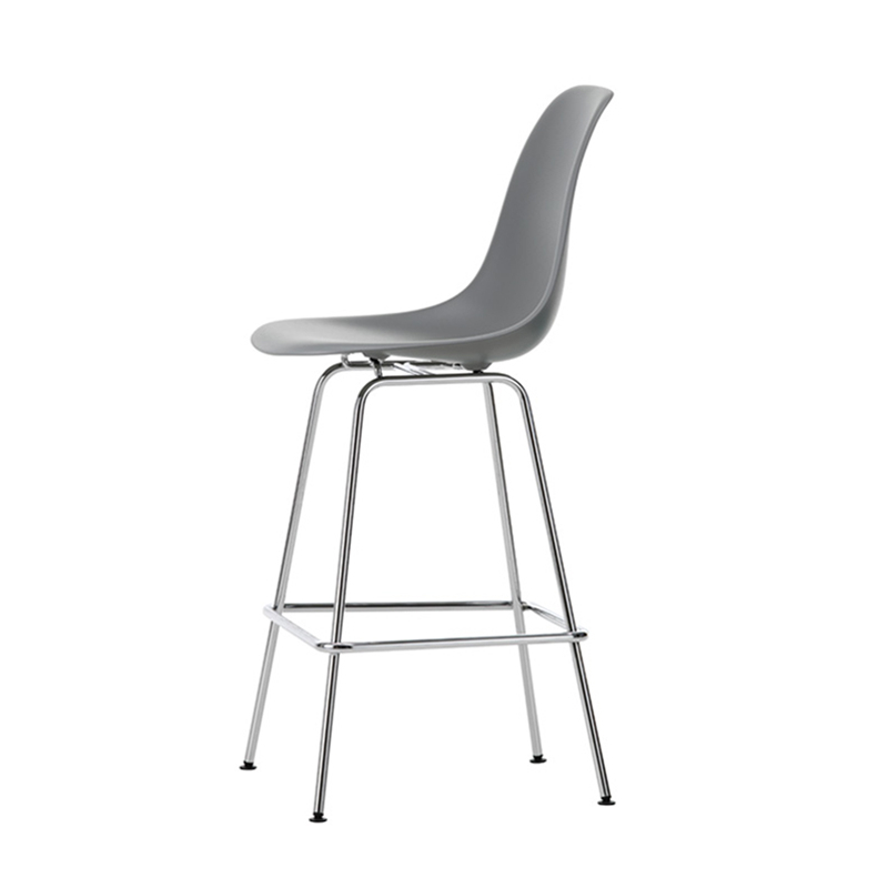 Tabouret haut EAMES PLASTIC STOOL Medium Gris granit RE VITRA