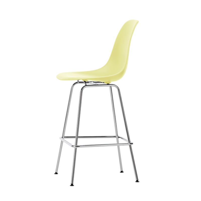 Tabouret haut EAMES PLASTIC STOOL Medium Citron RE VITRA