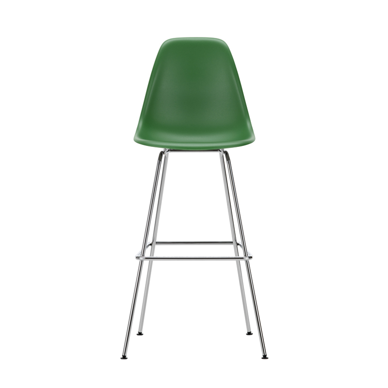 Tabouret haut EAMES PLASTIC STOOL High Vert émeraude RE VITRA