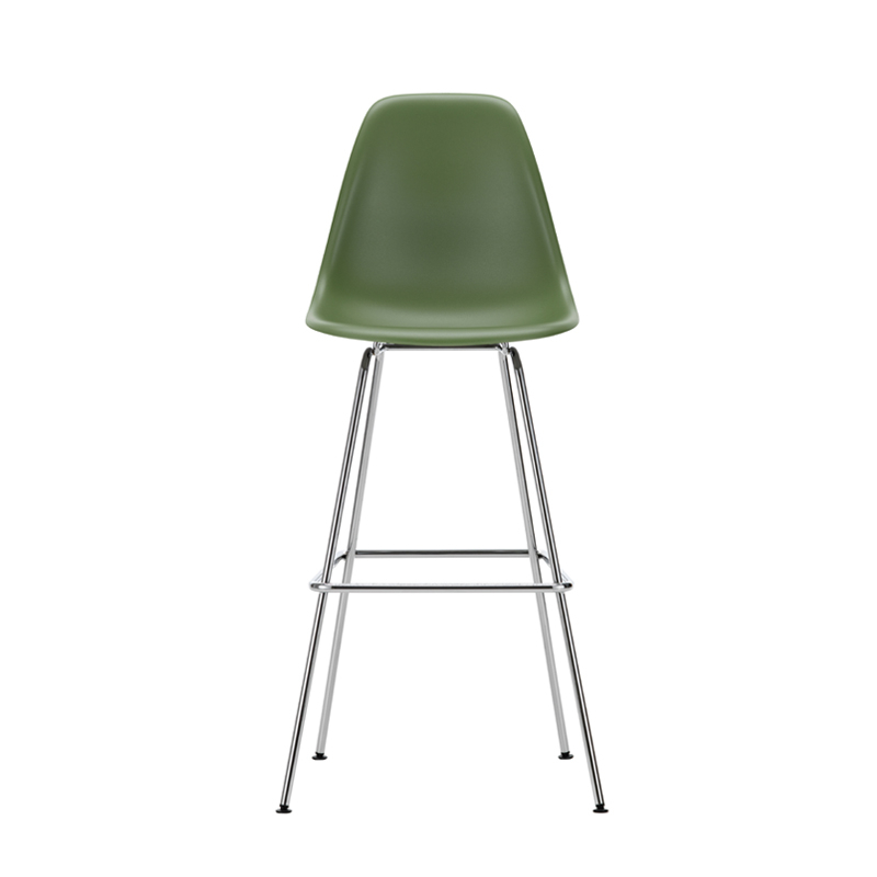 Tabouret haut EAMES PLASTIC STOOL High Forêt RE VITRA