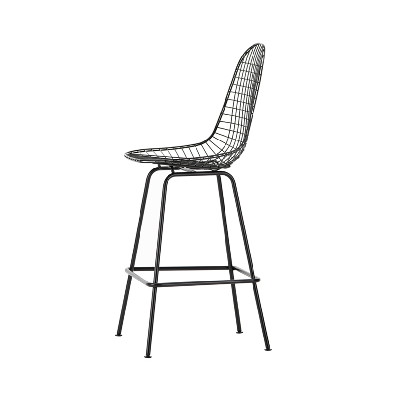 Tabouret haut WIRE STOOL Medium Époxy noir  VITRA