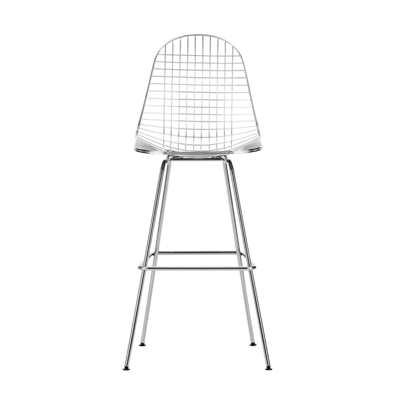 Tabouret haut WIRE STOOL High Chrome brillant VITRA