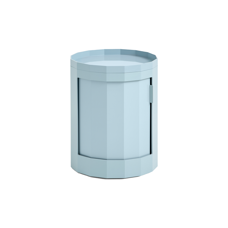Meuble de rangement FACET CABINET LOW Bleu brumeux HAY
