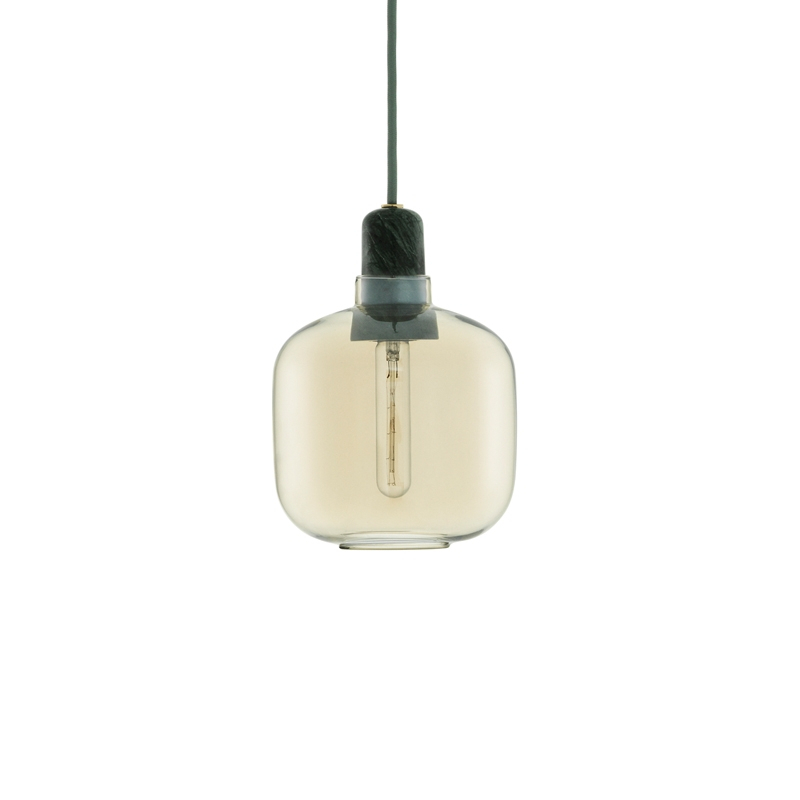 Suspension AMP Small Or/ marbre vert Normann Copenhagen