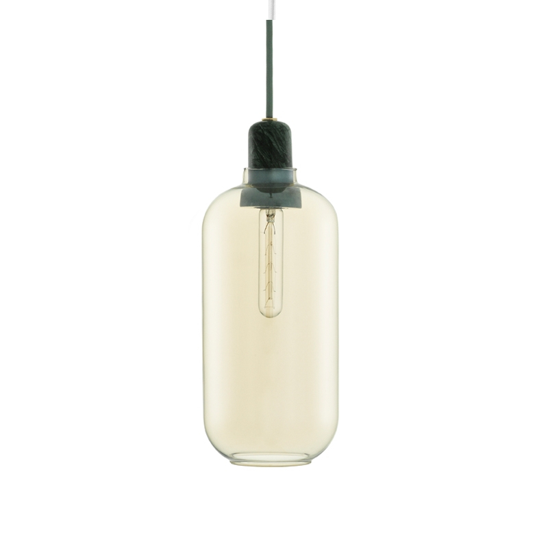 Suspension AMP Large Or/ marbre vert Normann Copenhagen