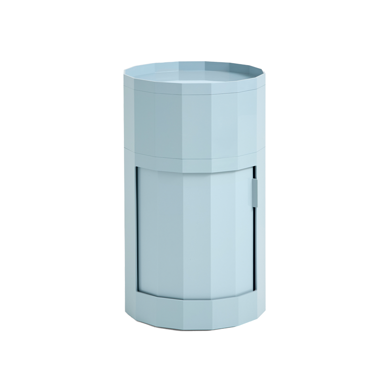 Meuble de rangement FACET CABINET HIGH Bleu brumeux HAY