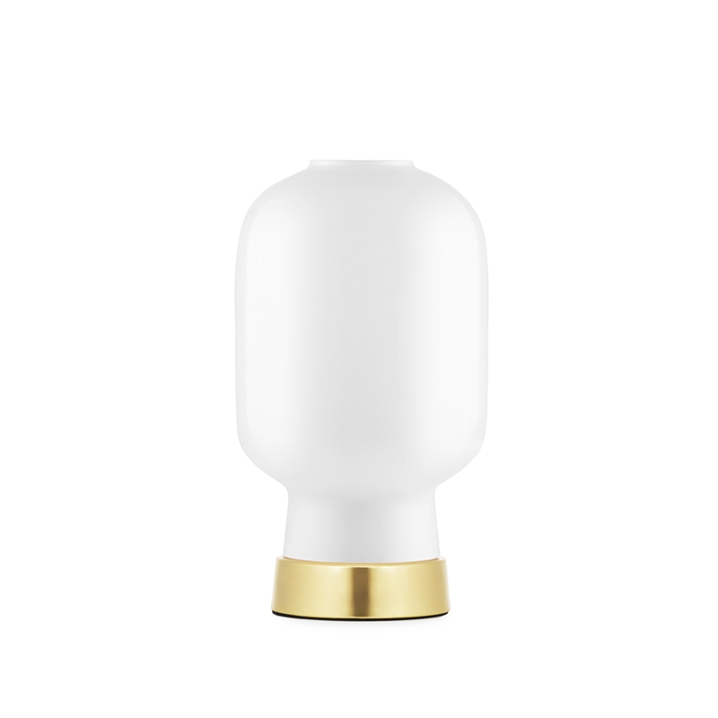 Lampe à poser AMP laiton Blanc Normann Copenhagen