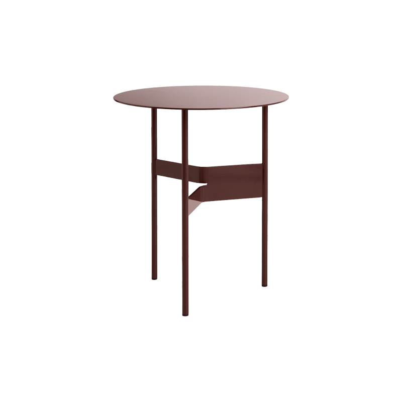 Table d'appoint guéridon SHIM Ø 45 Bordeaux HAY