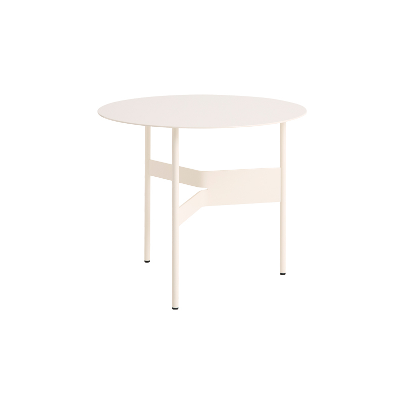 Table d'appoint guéridon SHIM Ø 54 Coquille d'oeuf HAY