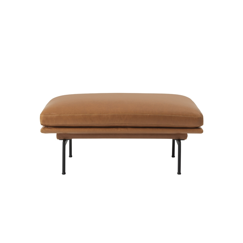 Pouf OUTLINE Pouf Marron cognac MUUTO