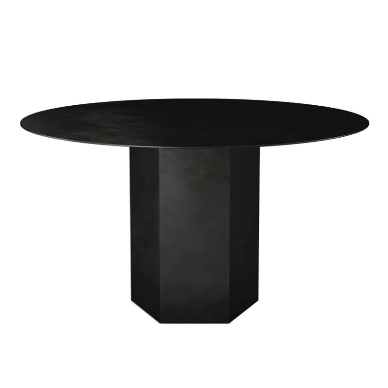 Table EPIC STEEL Ø 130 Noir Minuit GUBI
