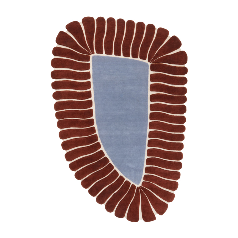 Tapis Tapis M'AMA NON M'AMA MEDIUM Moka/Lila CC-TAPIS