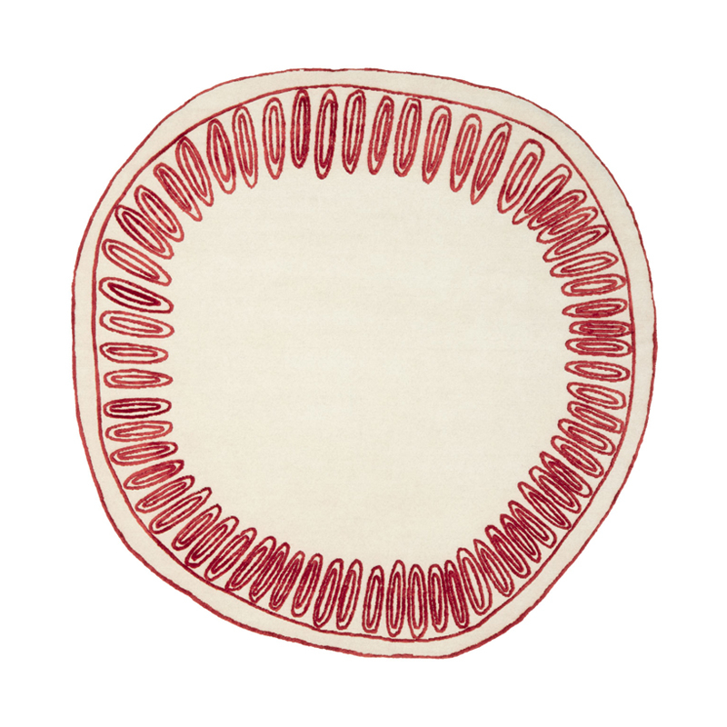 Tapis Tapis NAÏF CROWN Rouge CC-TAPIS