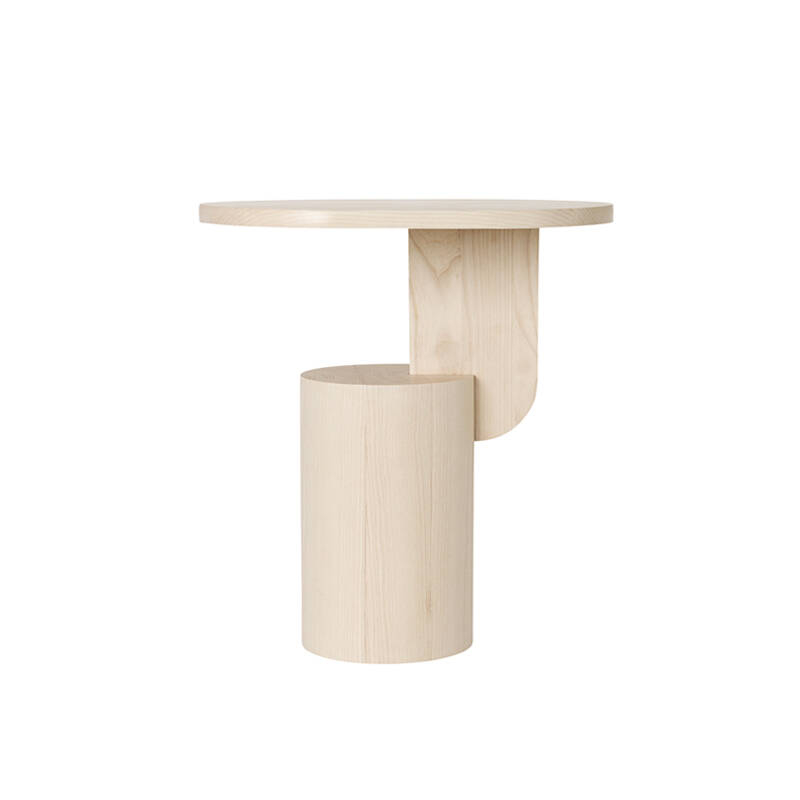 Table d'appoint guéridon INSERT Frêne naturel FERM LIVING