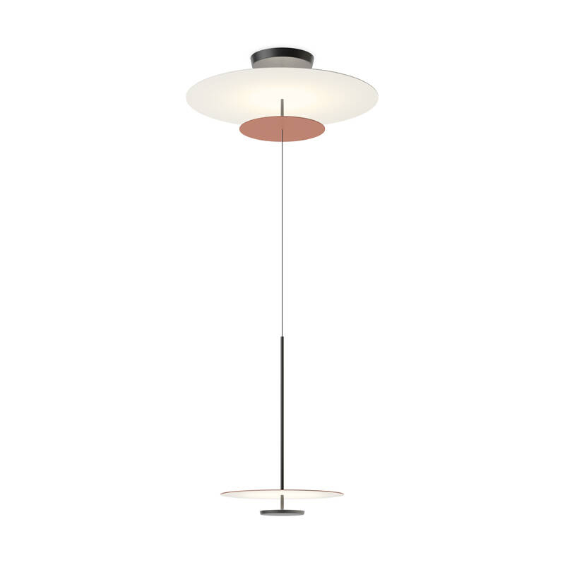Suspension FLAT 5930 Rouge Terracotta mat VIBIA