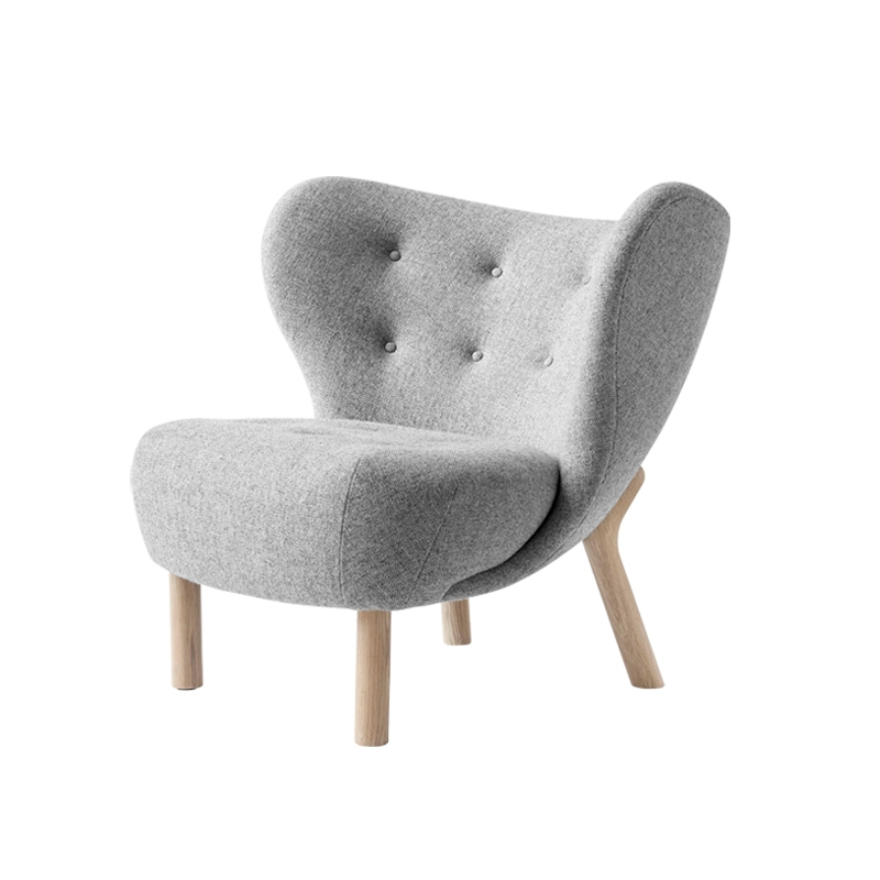 Fauteuil LITTLE PETRA VB1 Hallingdal Gris 130 AND TRADITION