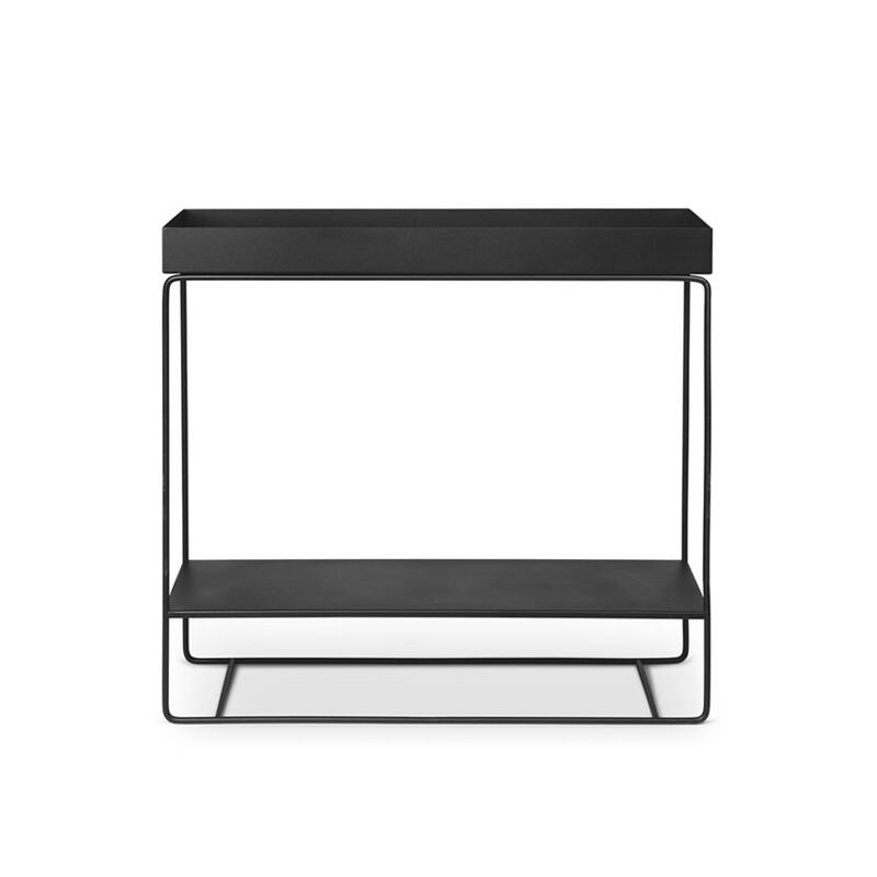Meuble de rangement PLANT BOX 2 niveaux Noir FERM LIVING