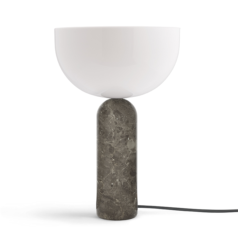 Lampe à poser KIZU Large Marbre Gris du Marais NEW WORKS