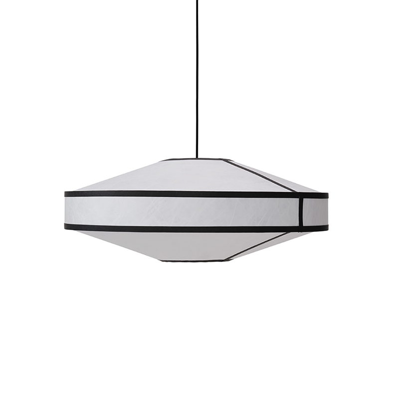 Suspension KITE Ø 75 Noir & blanc NEW WORKS