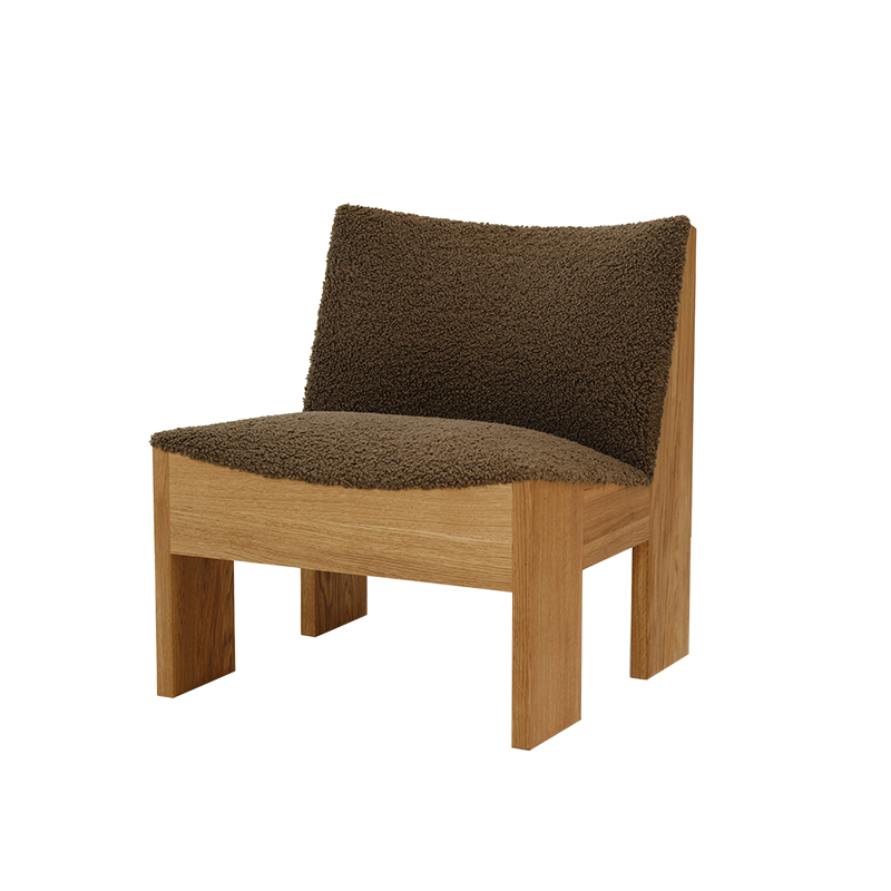 Fauteuil TENON Chêne/ Drake Mocha NEW WORKS