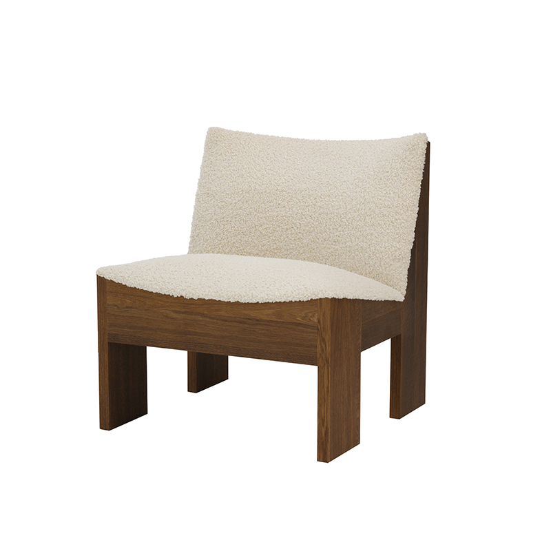 Fauteuil TENON Chêne fumé/ Drake Spacedust NEW WORKS