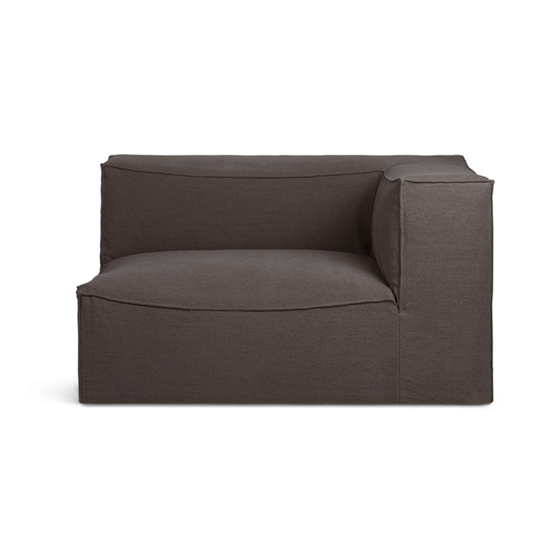 Canapé CATENA module accoudoir droite L401 Marron FERM LIVING