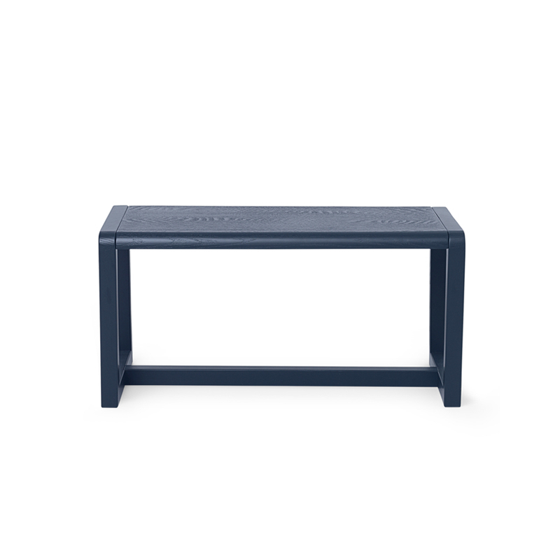 Siège enfant Banc enfant LITTLE ARCHITECT Bleu foncé FERM LIVING