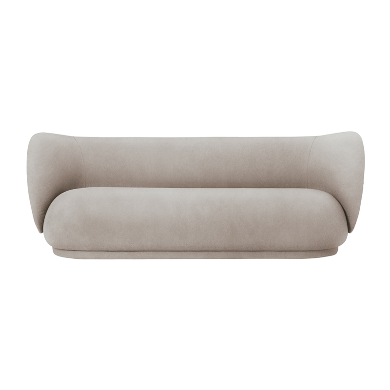 Canapé RICO 3 places Brossé Sable FERM LIVING