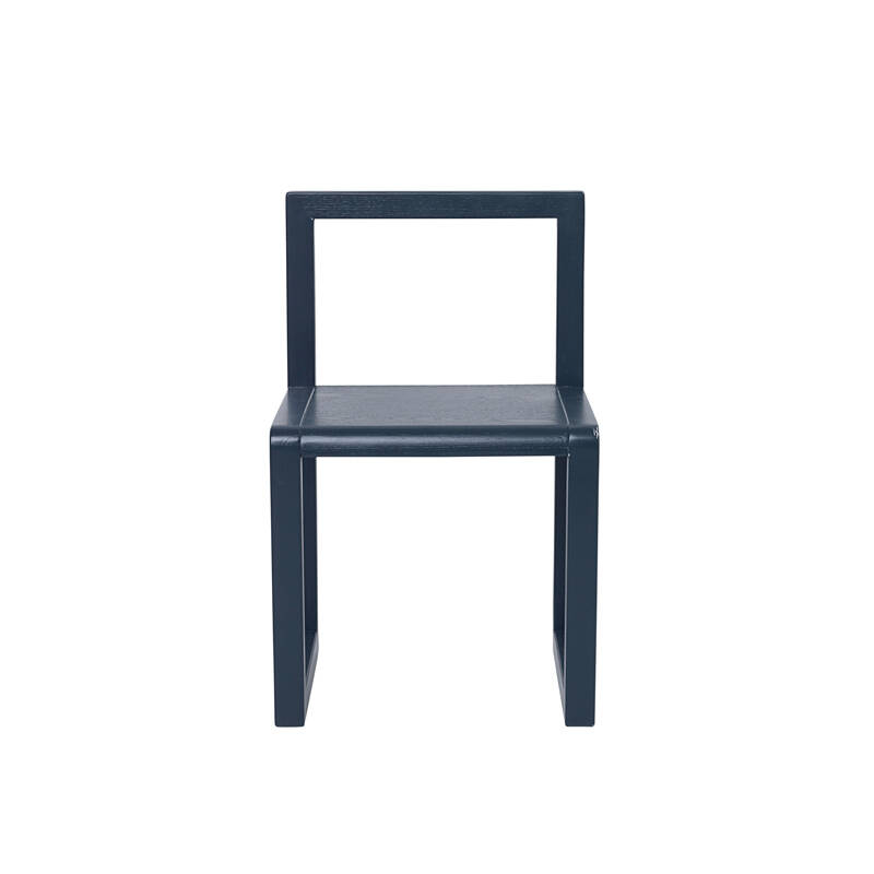 Siège enfant Chaise enfant LITTLE ARCHITECT Bleu foncé FERM LIVING