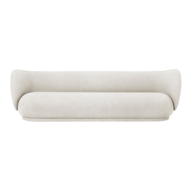 Canapé RICO 4 places Brossé Blanc cassé FERM LIVING