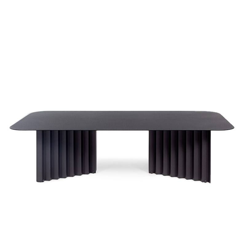 Table basse PLEC large acier Noir RS BARCELONA