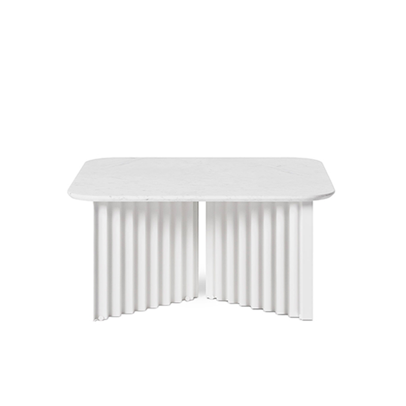 Table basse PLEC medium marbre Blanc RS BARCELONA