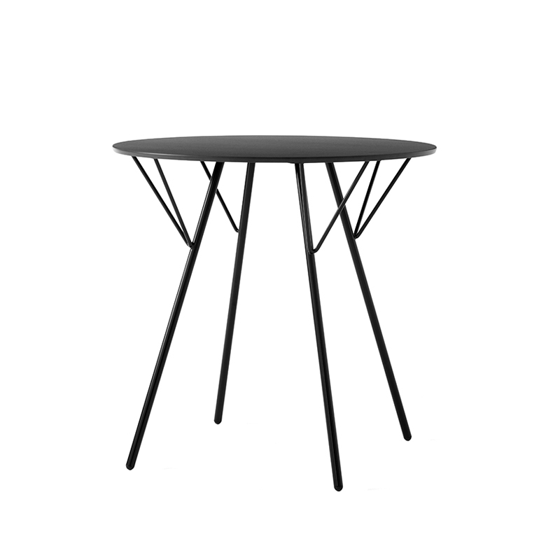 Table extérieur Table RFH RD5 Noir AND TRADITION