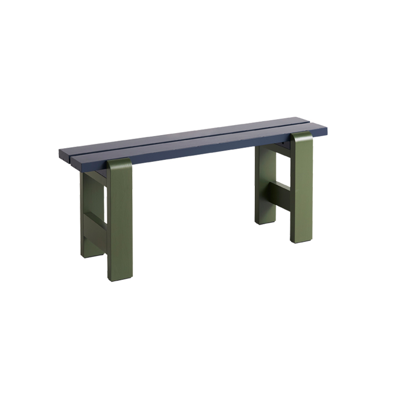 Banc extérieur Banc WEEKDAY DUO Bleu acier/ vert olive HAY